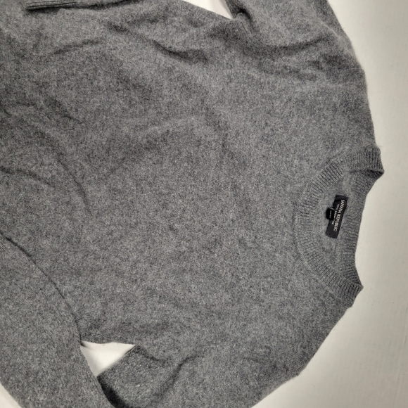 Banana Republic 100% Cashmere Tie Waist Sweater Grey Size XS - Picture 3 of 5